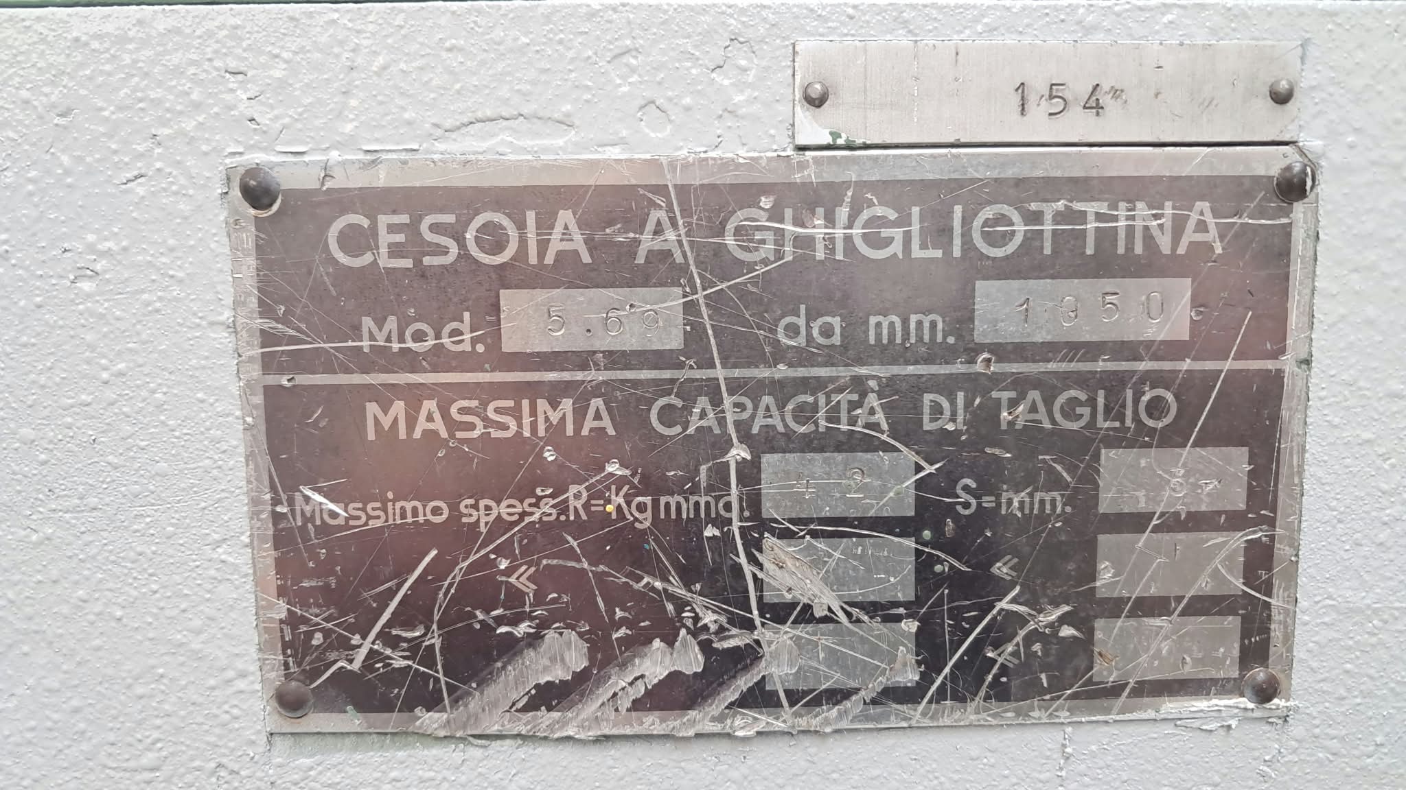 Cesoia BL 1000 X 3-4